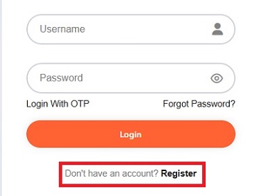 msrtc register button